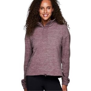 Avalanche Outdoor Supply Company 1/4 Zip Pullover Sweatshirt Heathered Maroon M